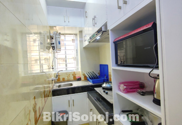 2-Bed Furnished Flat for Rent in Bashundhara R/A